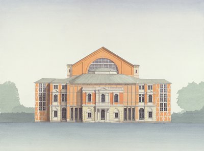 Festspielhaus, Bayreuth, Germania da Andras Kaldor