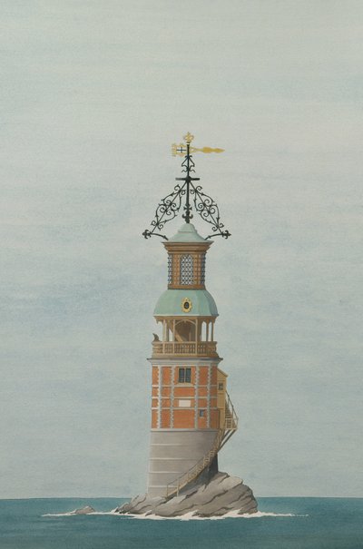 Il primo faro di Eddystone, Plymouth, Devon da Andras Kaldor