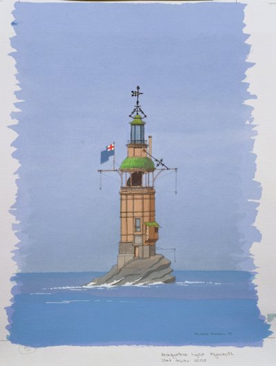 Il secondo faro di Eddystone, Plymouth, Devon da Andras Kaldor