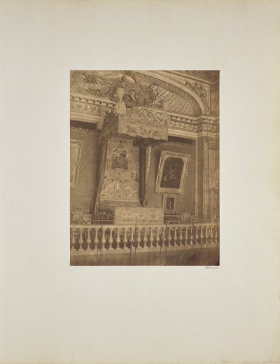 La camera da letto di Luigi XIV da Andre Adolphe Eugene Disderi