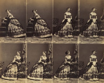 Clara Silvois, 1861 da Andre Adolphe Eugene Disderi