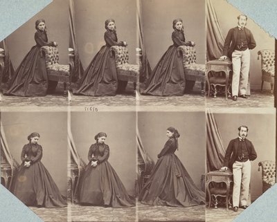 Costumi V, 1863-67 da Andre Adolphe Eugene Disderi
