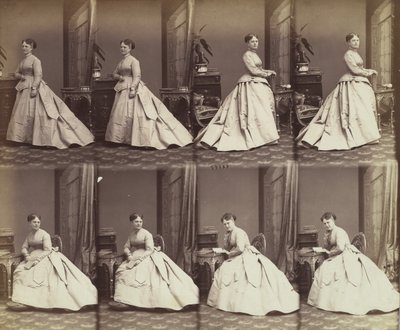 Ester e Davide, 1866 da Andre Adolphe Eugene Disderi