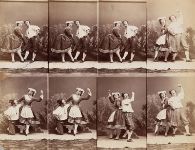 Eugénie Schlosser et Coralli, 1863 da Andre Adolphe Eugene Disderi
