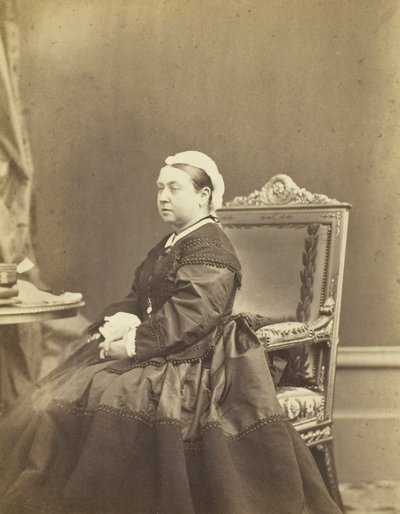 Sua Maestà, la Regina Vittoria, dicembre 1866 da Andre Adolphe Eugene Disderi