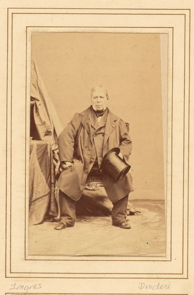 [Ingres (1780 - 1867) da Andre Adolphe Eugene Disderi