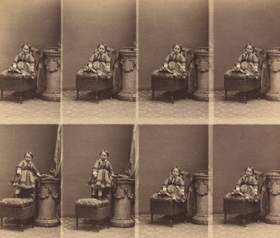 Mademoiselle Trachier, c. 1860 da Andre Adolphe Eugene Disderi