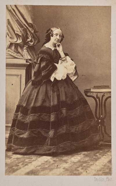 Ritratto della ballerina Marie Taglioni, 1804-1884, 1862 da Andre Adolphe Eugene Disderi
