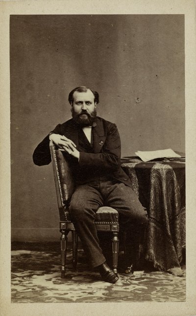 Ritratto del compositore Charles Gounod da Andre Adolphe Eugene Disderi