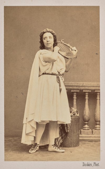 Ritratto della cantante e compositrice Pauline Viardot da Andre Adolphe Eugene Disderi