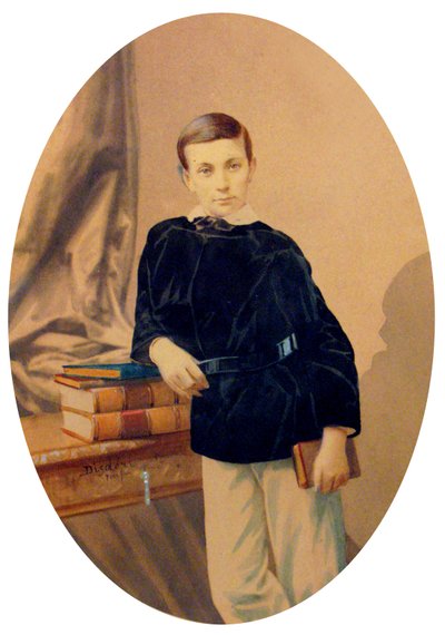 Principe Alberto I di Monaco, c.1860 da Andre Adolphe Eugene Disderi