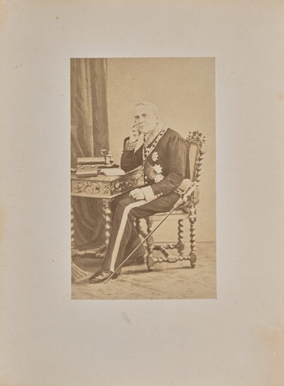 Sua Eccellenza il Conte Luigi Cibrario da Andre Adolphe Eugene Disderi