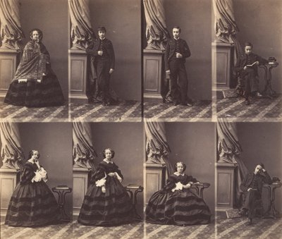 Taglione, settembre 1857-novembre 1858 da Andre Adolphe Eugene Disderi