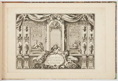 Nuovi disegni di mobili e opere in bronzo e intarsio da Andre Charles Boulle
