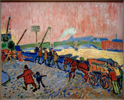 Le rive del Tamigi (Les Quais de la Tamise) da Andre Derain