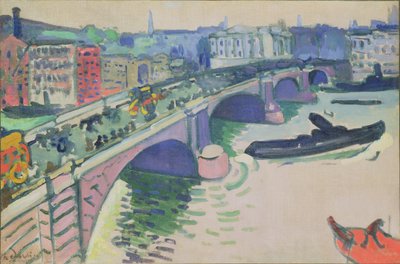London Bridge, 1906 circa (olio su tela) da Andre Derain
