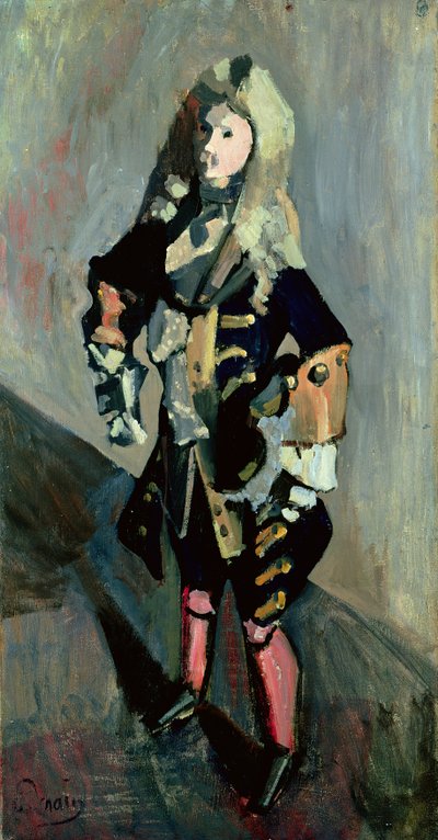 Costume di Luigi XIV (1638-1715), 1903 circa (olio su tela) da Andre Derain