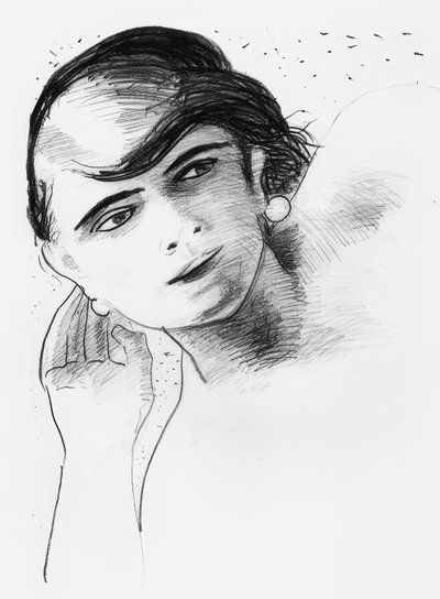 Testa di ragazza da Andre Derain