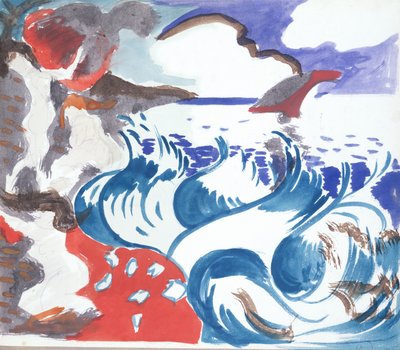 La baia, 1904 circa (acquerello su carta) da Andre Derain