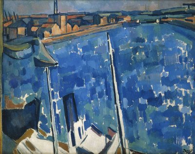 Il porto; Le Havre, 1906-7 circa (olio su tela) da Andre Derain