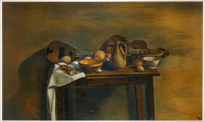 La tavola decorata da Andre Derain