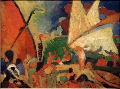 Barche a vela a Collioure da Andre Derain