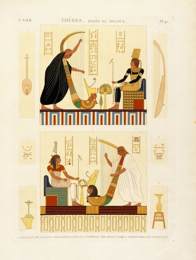 Tebe, Byban el Molouk, c.1809-1812 da Andre Dutertre