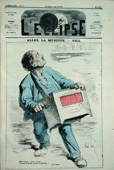 Un suonatore di organetto, dalla copertina di 
