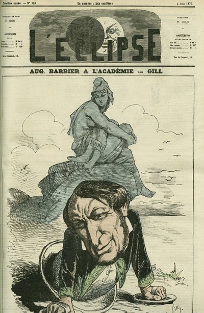 Auguste Barbier (1805-1882), poeta francese eletto all