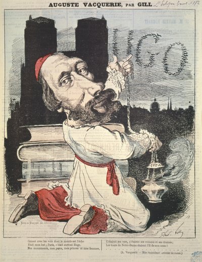 Auguste Vacquerie (1819-95) dalla copertina di L