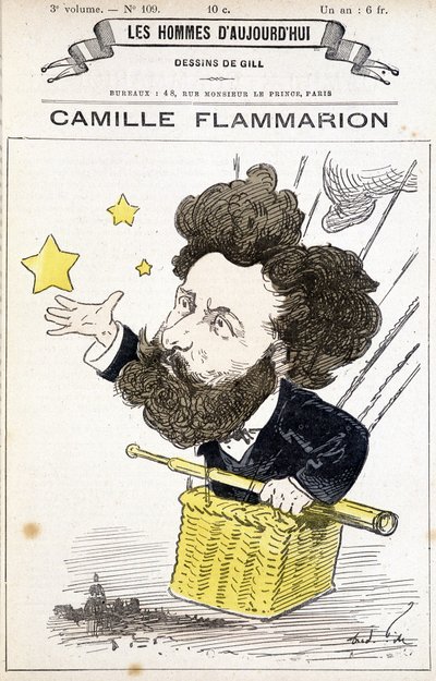Camille Flammarion - di Gill, in 