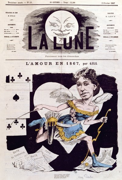 Caricatura di Cora Pearl (1842-c.1886) da 