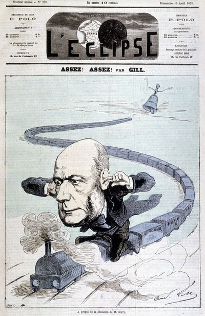 Cartone animato sulla dimissione del signor Grévy - di Gill, in 
