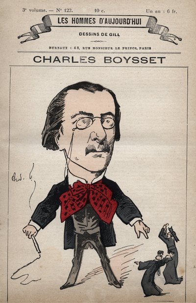 Caricatura di Charles Boysset (1817-1901) (Giurista e Deputato Repubblicano) da 