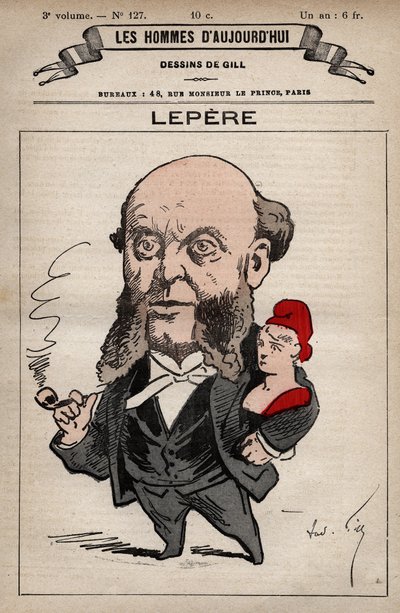Caricatura di Charles Lepère (1823-1885) da 