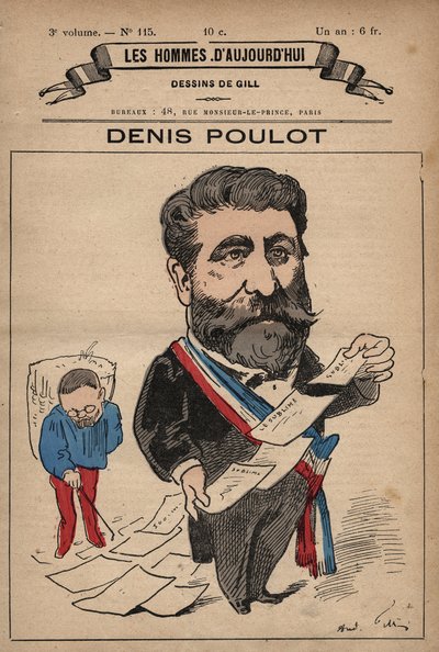 Caricatura di Denis Poulot (1832-1905) da 