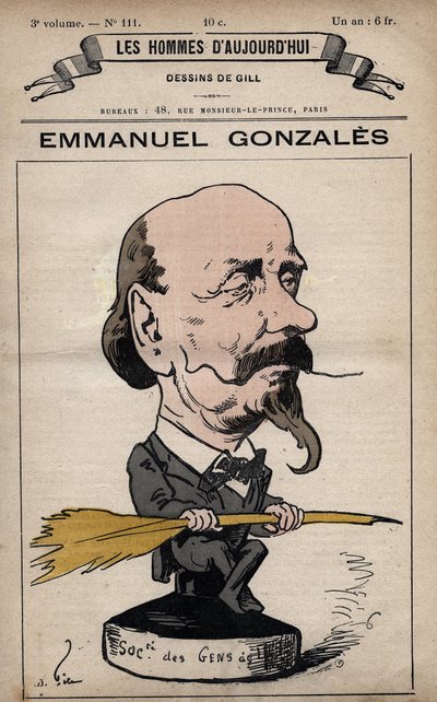 Caricatura di Emmanuel Gonzales (1815-1887) da 