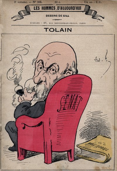 Caricatura di Henri Louis Tolain (1828-1897) politico francese - da 