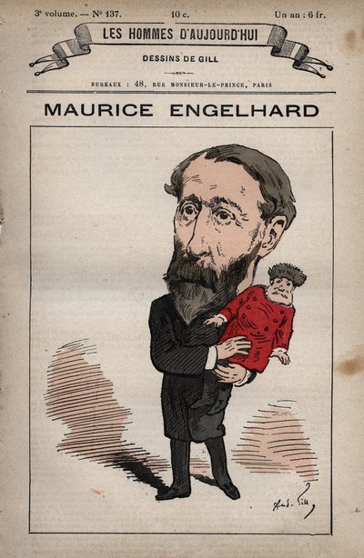 Caricatura di Maurice Engelhardt (1819-1891) da 