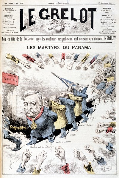 Ferdinand de Lesseps - di Gill, in "The Men of Today", fine XIX secolo da Andre Gill