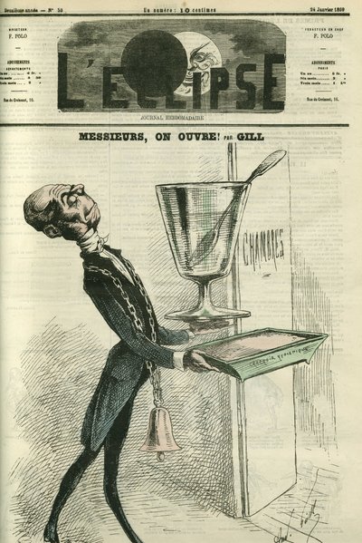 Signori, aprite! , apertura delle camere dei Deputati. Copertina in "L