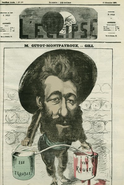 Guyot-Montpayroux, politico francese. Copertina in 