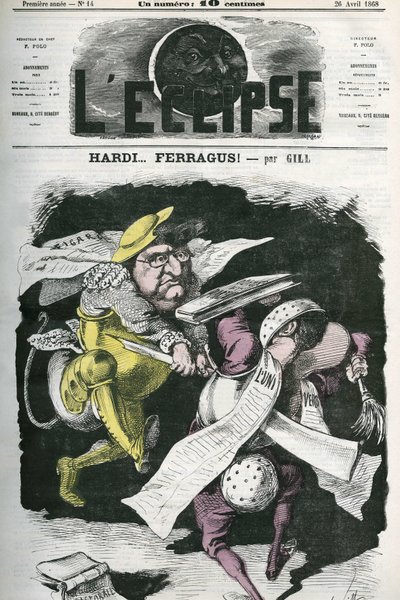 Hardi... Ferragus, illustrazione del "Figaro" a "L
