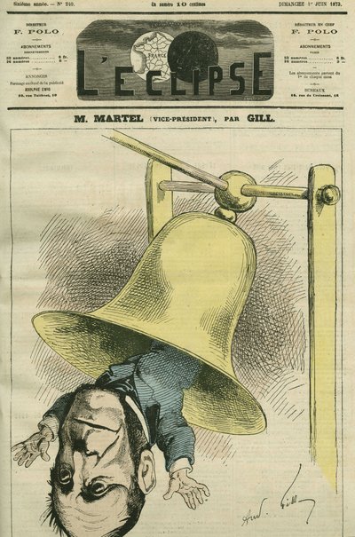 Louis-Joseph Martel (1813-1892), politico francese. Copertina in "L
