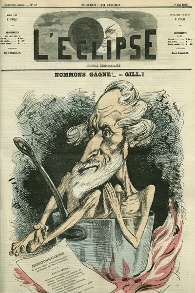 Nome Gagne, illustrazione di un candidato in un