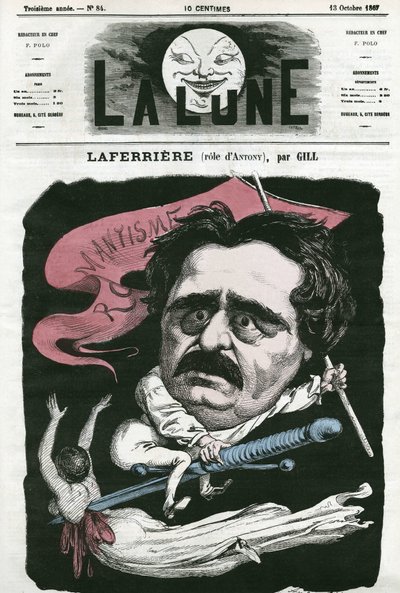 Ritratto di Laferriere, attore francese nel ruolo di 
