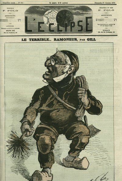 Il terribile camino, Adolphe Thiers (1797-1877), storico e statista francese. Copertina in “L