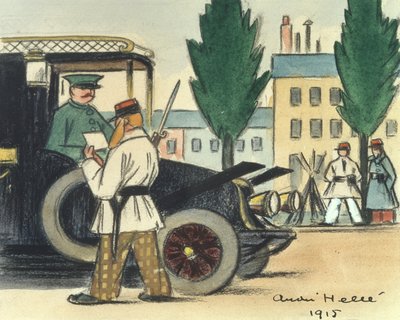 Taxi durante la Battaglia della Marna da Andre Helle