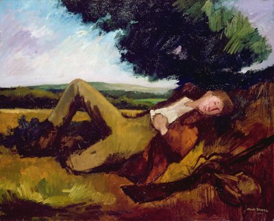 Il riposo del cacciatore o Il cacciatore dormiente, 1929 da Andre Mare