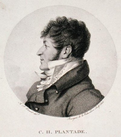Ritratto di Charles-Henri Plantade (1764-1839) (incisione) da Andre Paul (after) Vincent